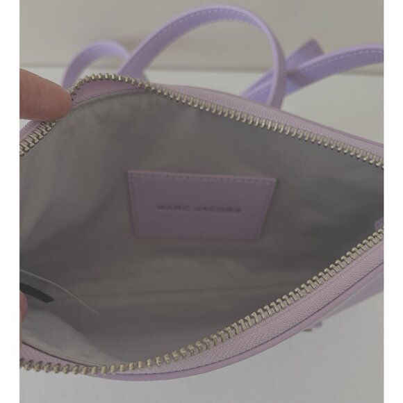 New Marc Jacobs Small Leather Crossbody Wisteria - Picture 3 of 5